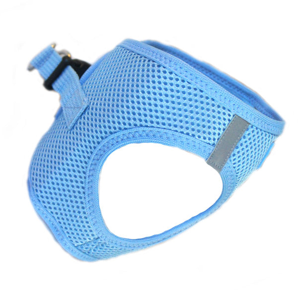 American River Solid Ultra Choke Free Dog Harness - Light Blue