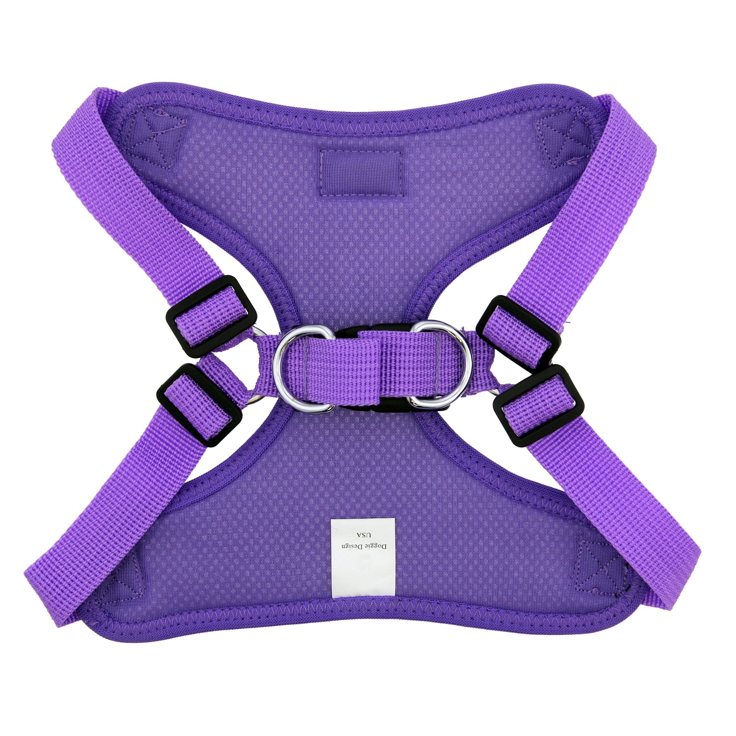 Wrap and Snap Choke Free Dog Harness by Doggie Design - Paisley Purple