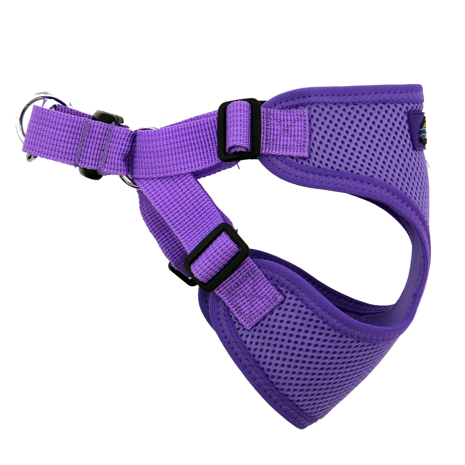 Wrap and Snap Choke Free Dog Harness by Doggie Design - Paisley Purple