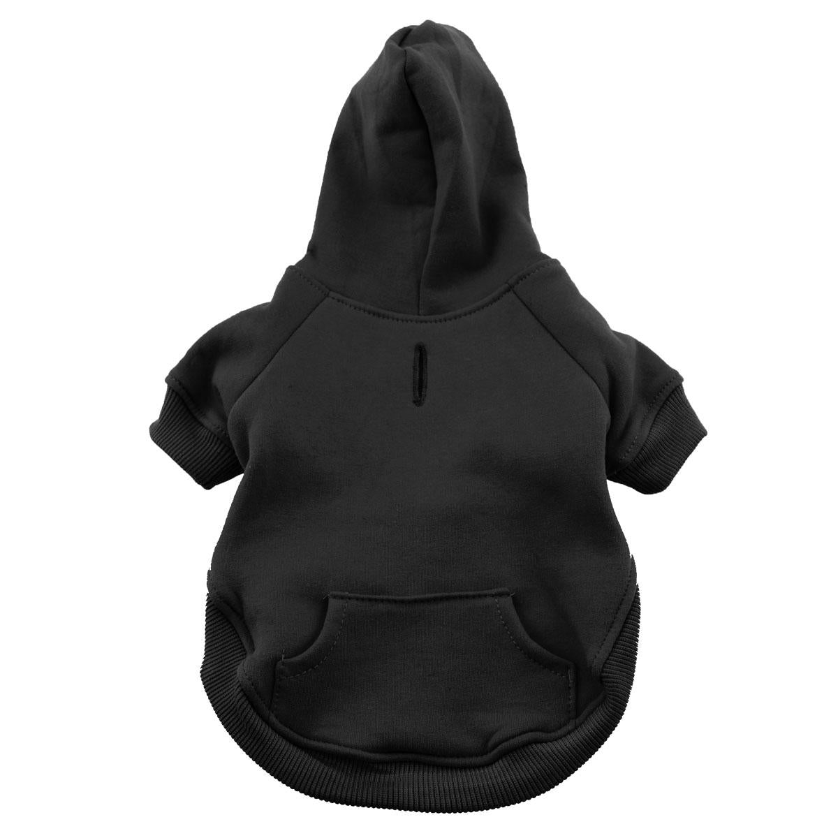 Flex-Fit Dog Hoodie - Black