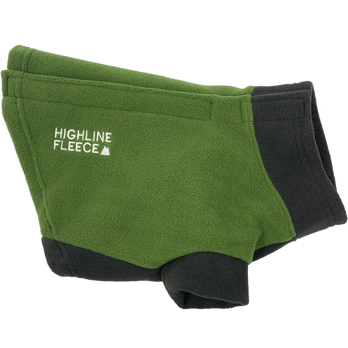 Highline Fleece Dog Coat - Two Tone Green