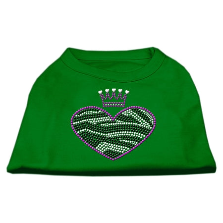 Zebra Heart Rhinestone Shirts for Cats and Dogs