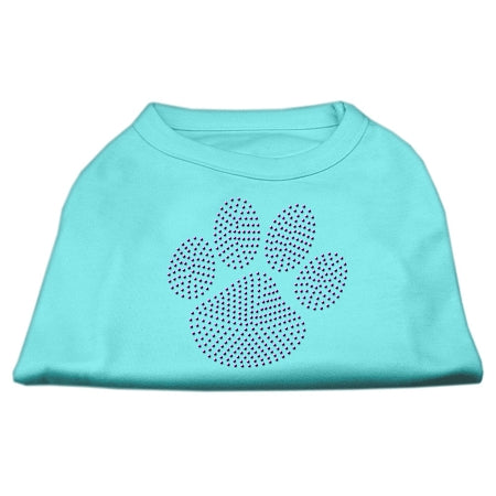 Purple Paw Rhinestone Shirts for Cats and Dogs